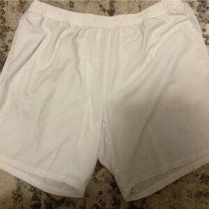 Grand Slam White Athletic Men's Shorts